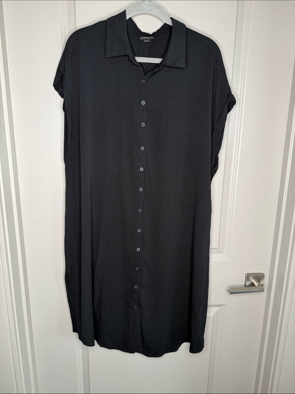 torrid Black Button-Front Tunic Shirt Dress